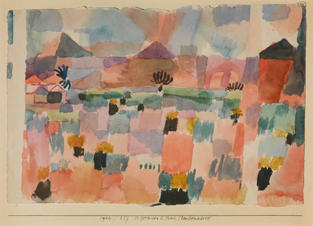 Saint-Germain near Tunis (inland) - Paul Klee