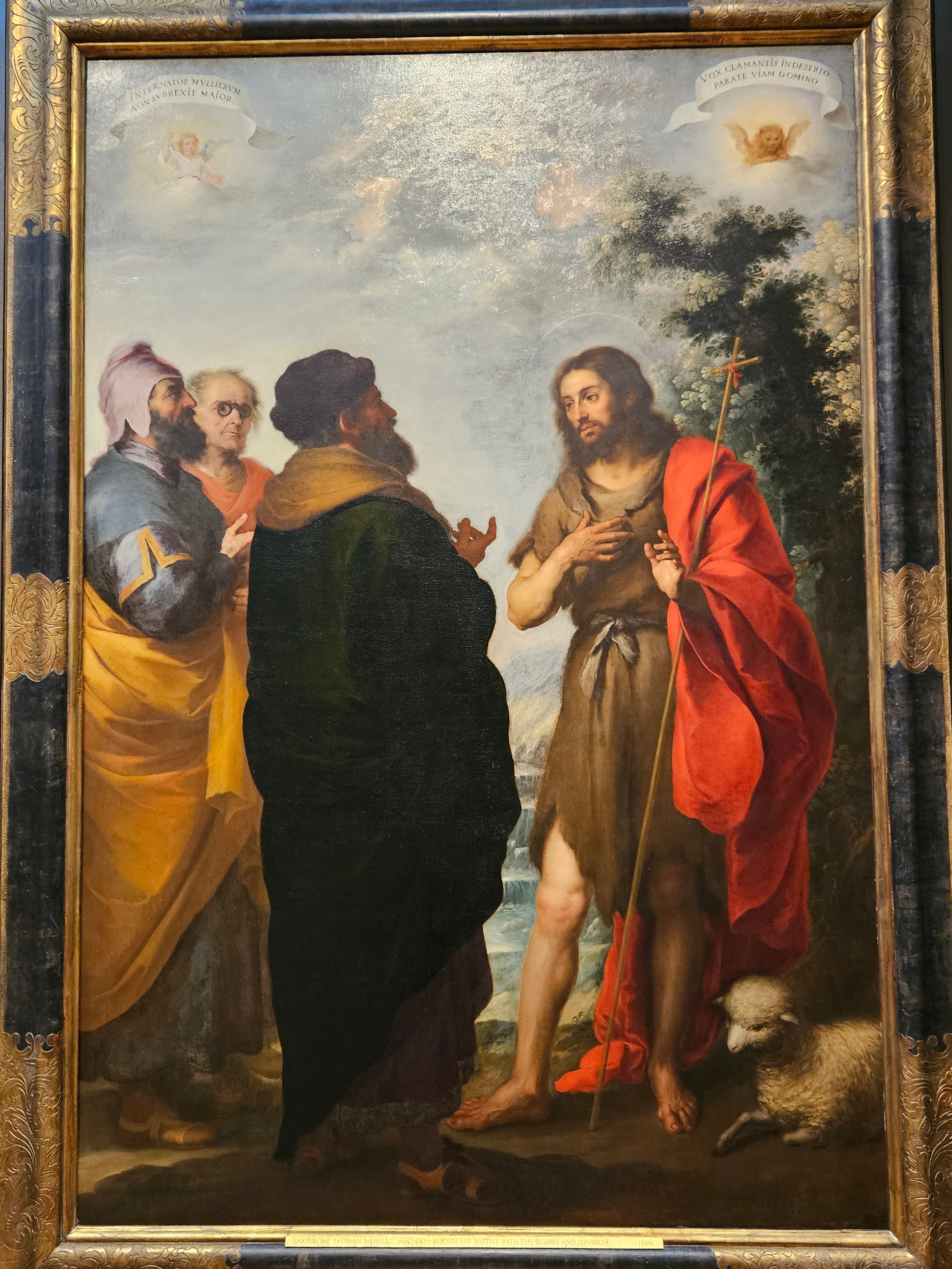 Saint Jean-Baptiste avec les scribes et les pharisiens - Bartolomé Esteban Murillo