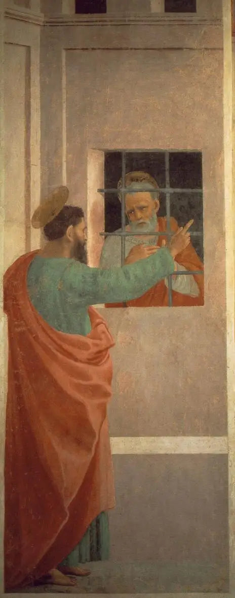 Saint Peter in Prison is Visited by Saint Paul - Filippino Lippi