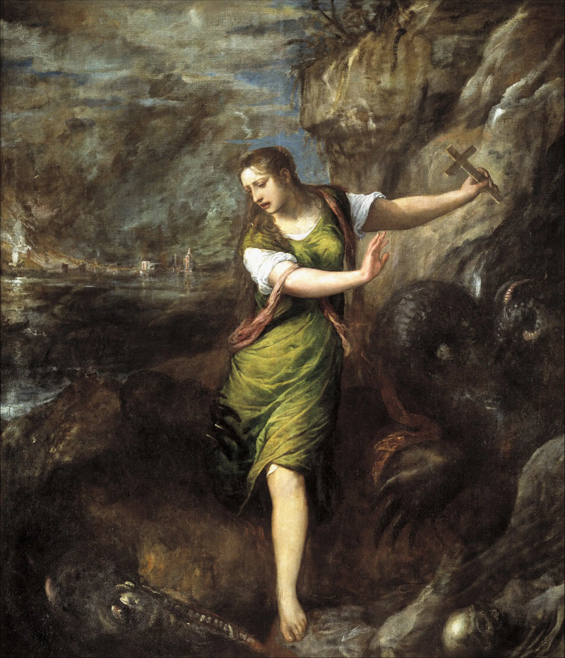 Saint Margaret and the Dragon - Titian