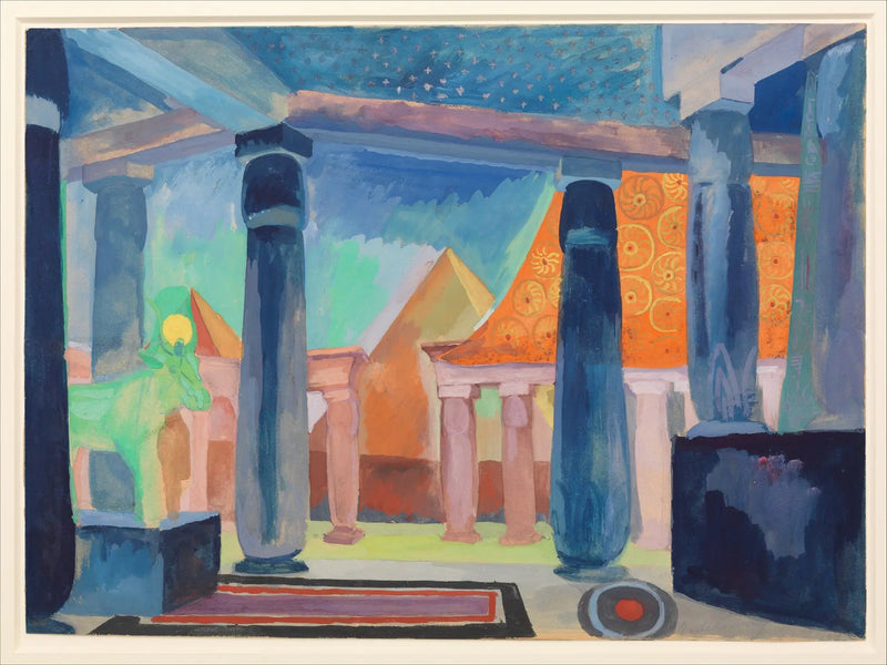 Scenography for Cleopatra - Robert Delaunay