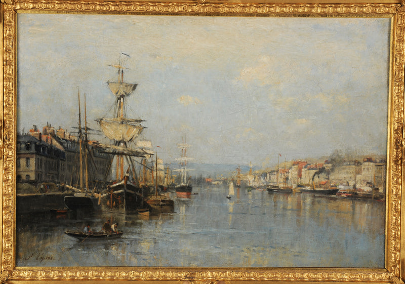 The Port of Rouen - Stanislas Lépine