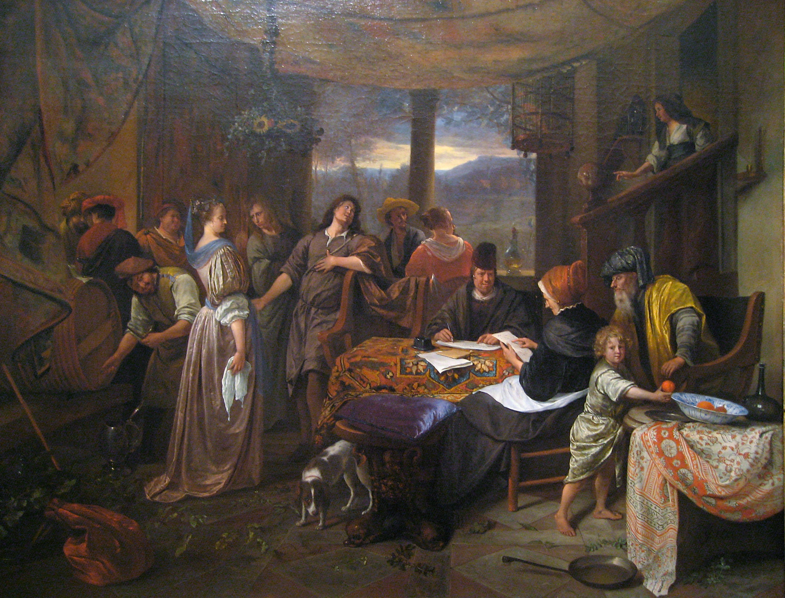 Le mariage de Tobias et Sarah (Le contrat de mariage) - Jan Steen