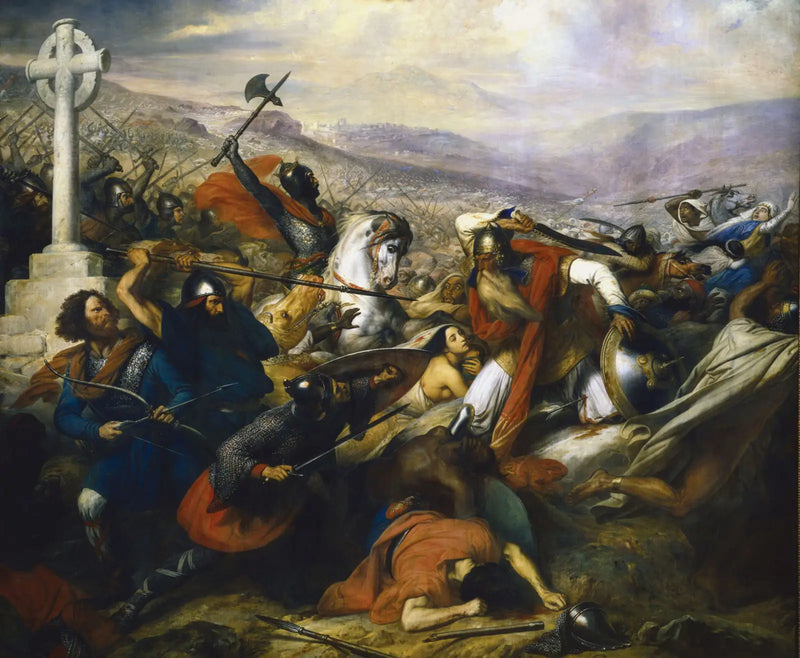 Battle of Poitiers - Charles de Steuben