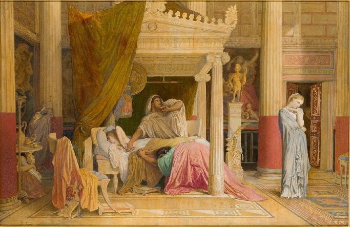 Stratonice and Antiochus - Jean-Auguste-Dominique Ingres