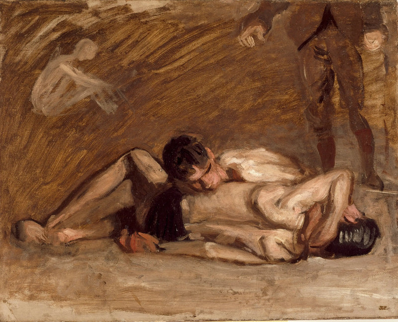 Wrestlers - Thomas Eakins