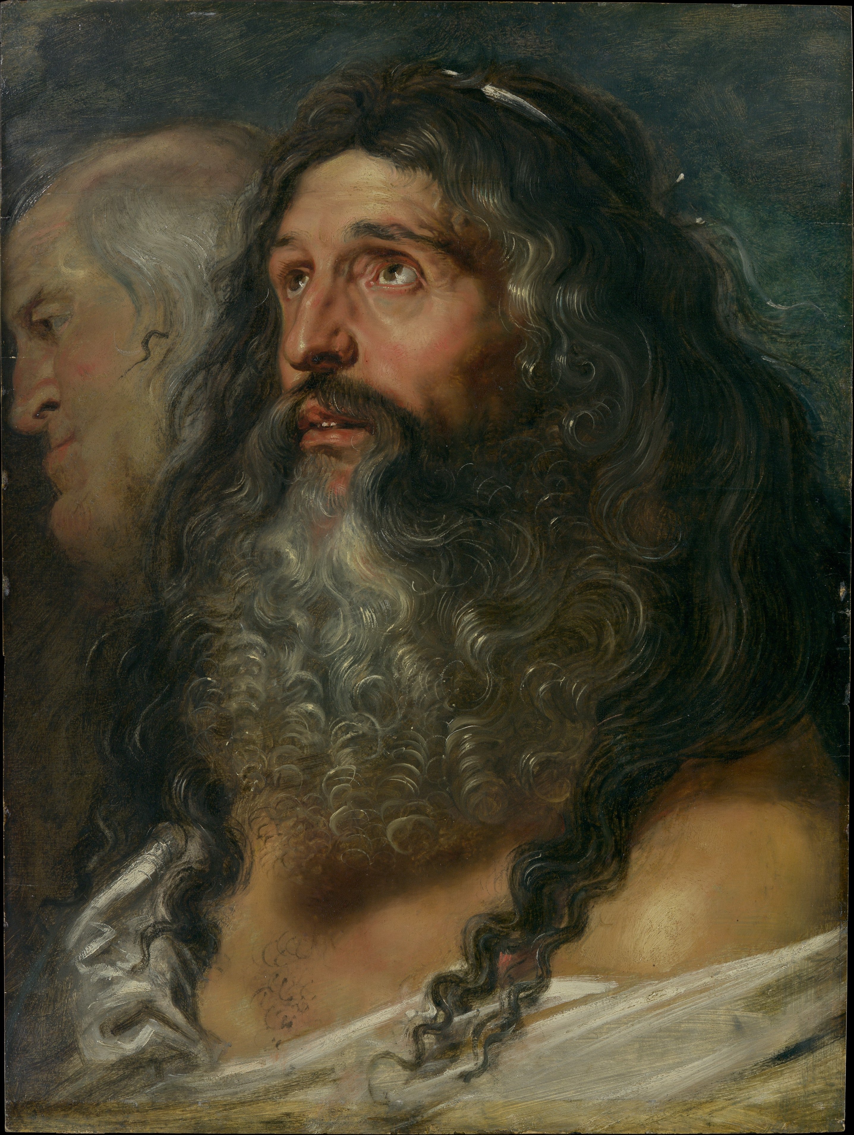 Study of Two Heads - Peter Paul Rubens
