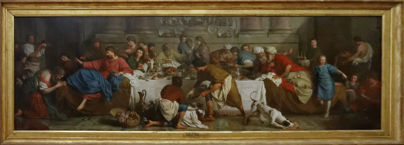 The Meal at Simon's - Pierre Subleyras