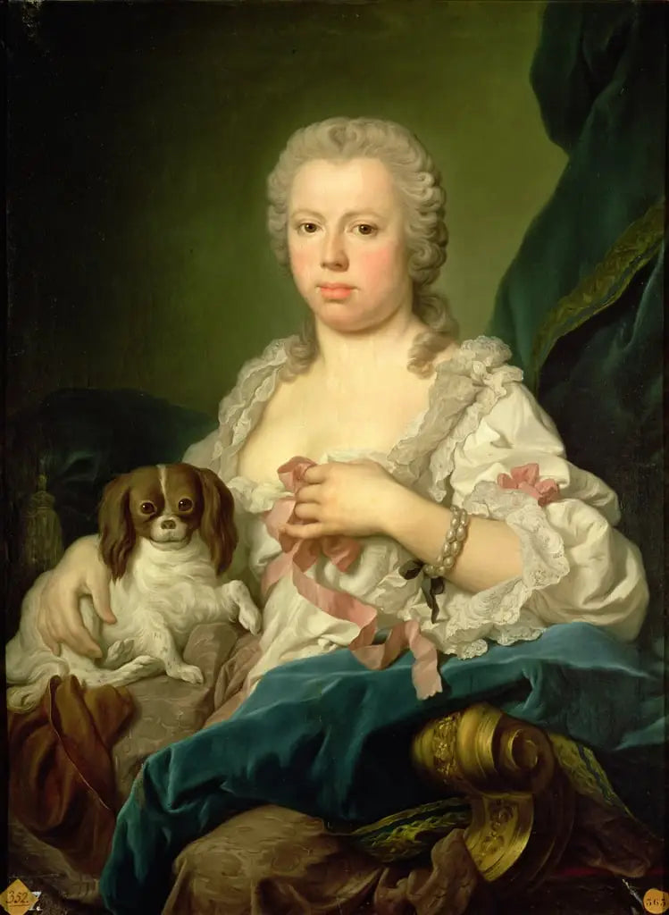 Portrait of Lady Anne Clifford, Countess of Mahony - Pierre Subleyras