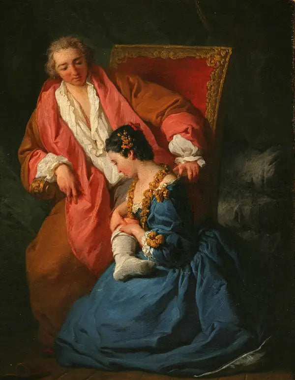 The Amorous Courtesan - Pierre Subleyras