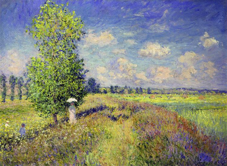 🌞 Summer – Field of Poppies – Claude Monet (circa 1875)