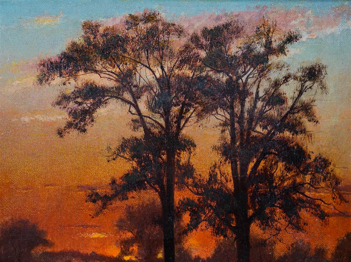 Étude du coucher du soleil - Albert Bierstadt