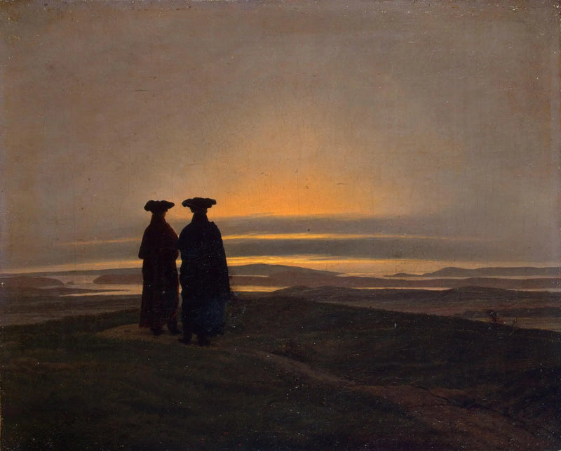 Sunset - Caspar David Friedrich