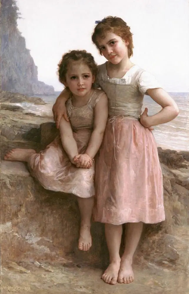 Sisters on the Shore - Bouguereau