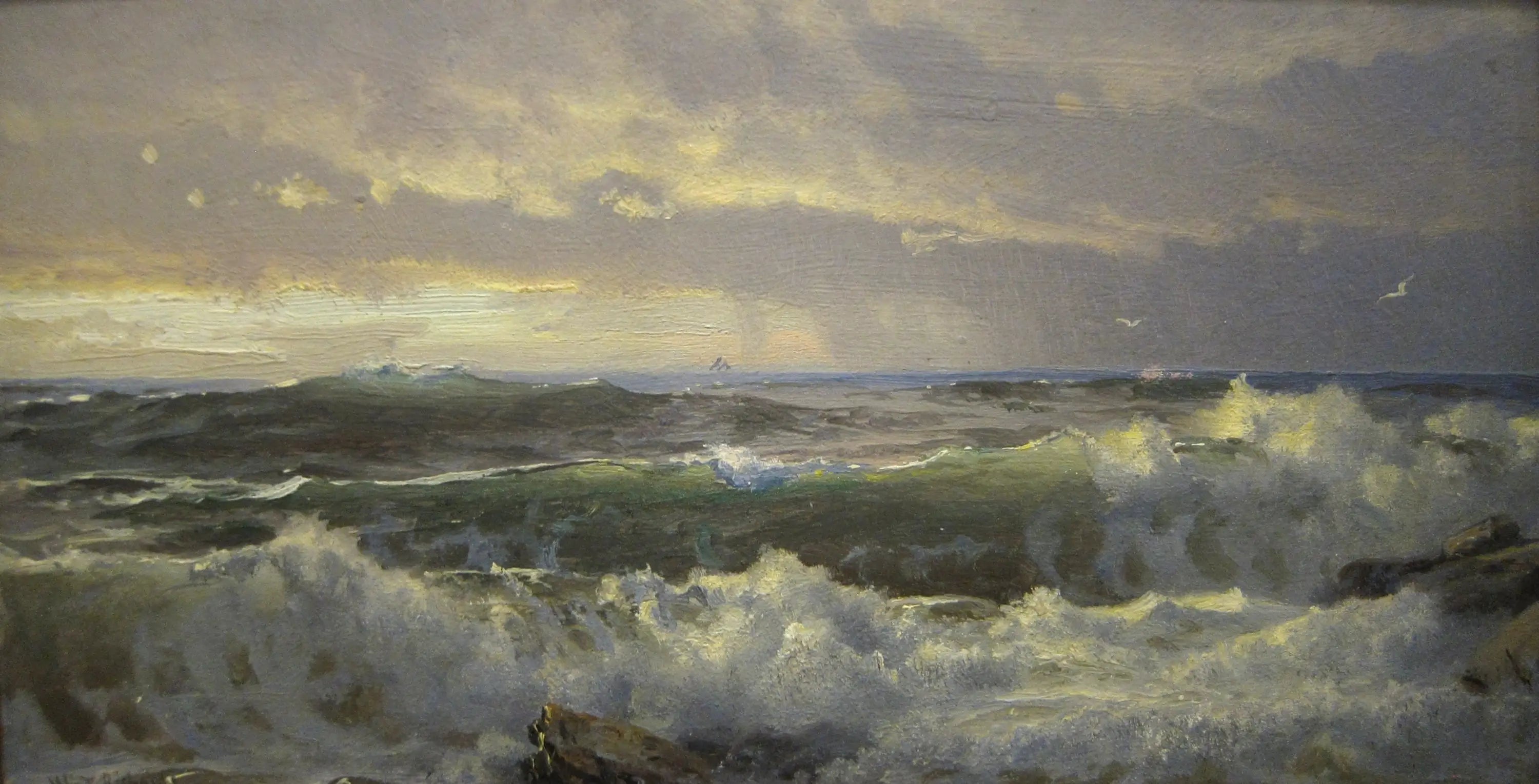 Surf sur les rochers - William Trost Richards - Alpha Reproduction