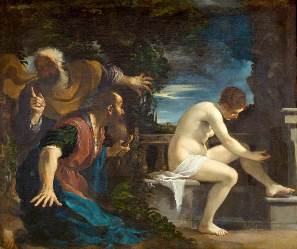 Suzanne et les vieillards. - Guercino - Alpha Reproduction
