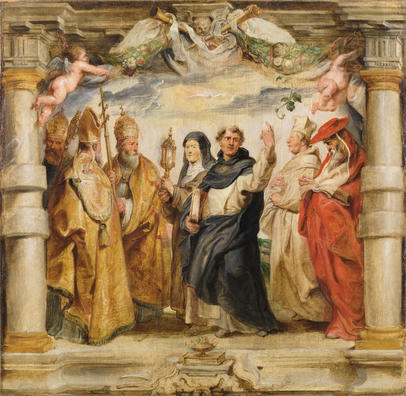 The Defenders of the Eucharist - Peter Paul Rubens