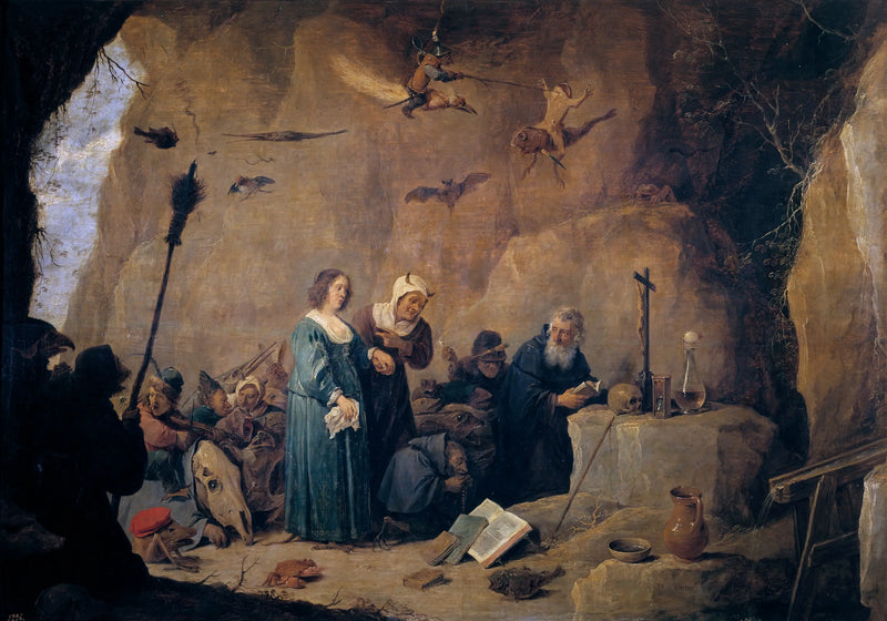 The Temptations of Saint Anthony Abbot - David Teniers the Younger