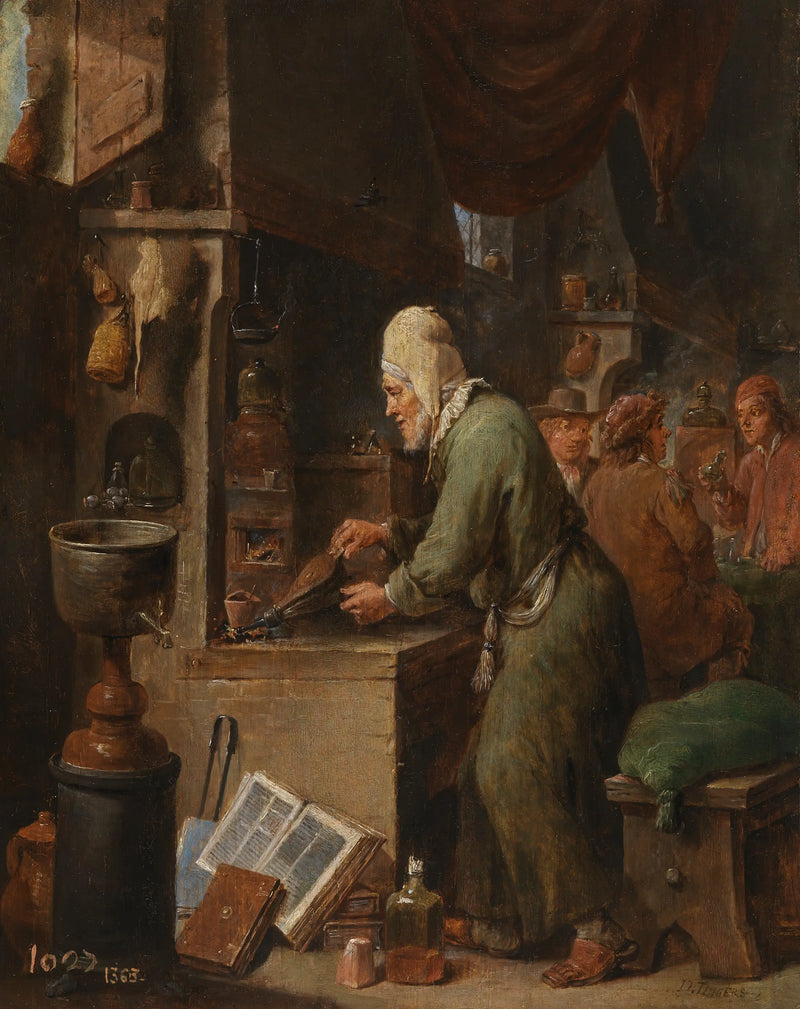 The Alchemist - David Teniers the Younger