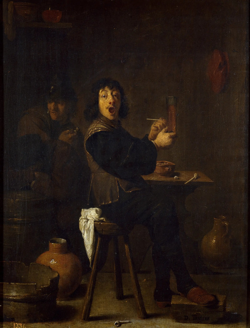 The Joyful Soldier - David Teniers the Younger