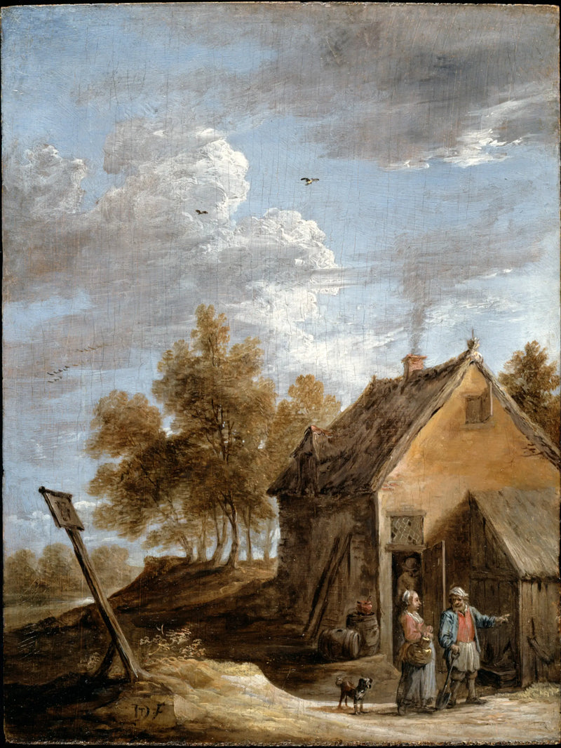 A chalet - David Teniers the Younger