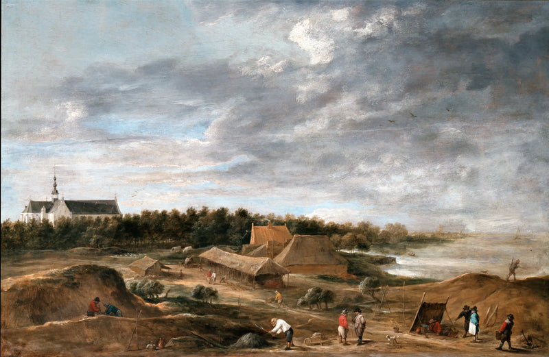 Brickworks near Hemiksem - David Teniers the Younger