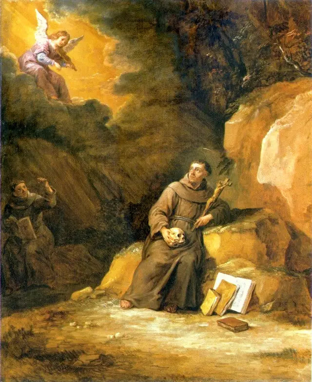 The Ecstasy of Saint Francis. - David Teniers the Younger