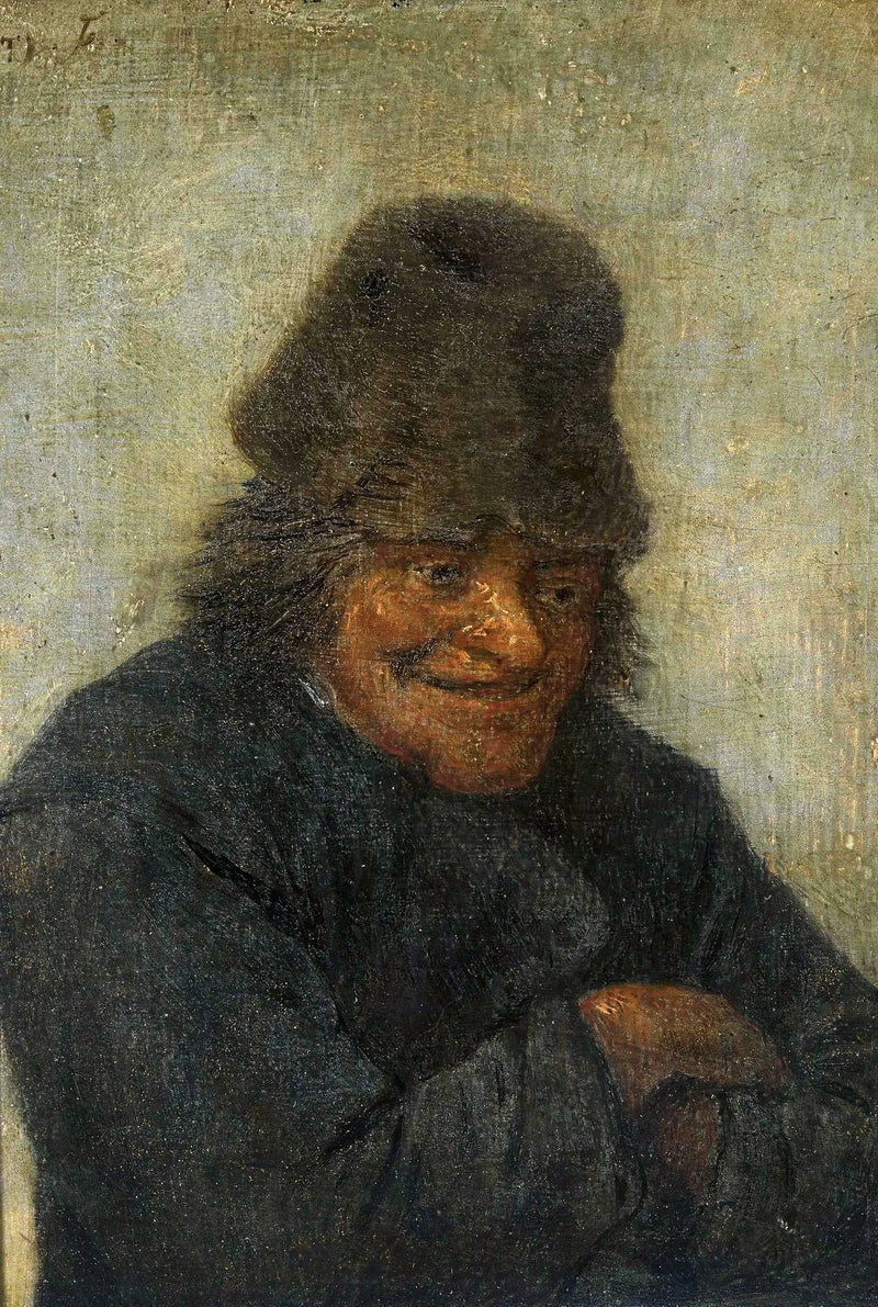 The smiling peasant. - David Teniers the Younger
