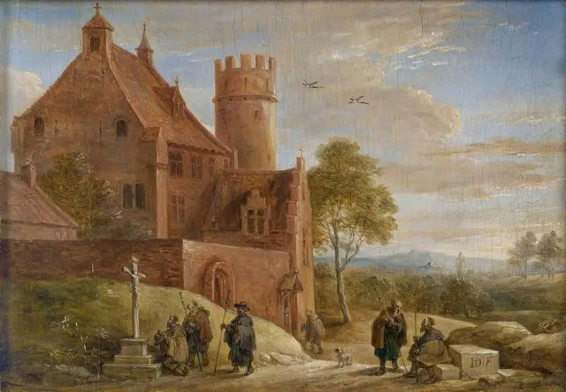Pilgrims - David Teniers the Younger