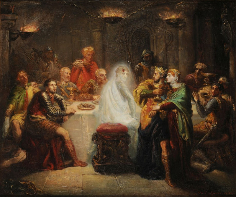 The Specter of Banquo - Théodore Chassériau