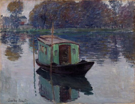 The Boat-Workshop – Monet 1876