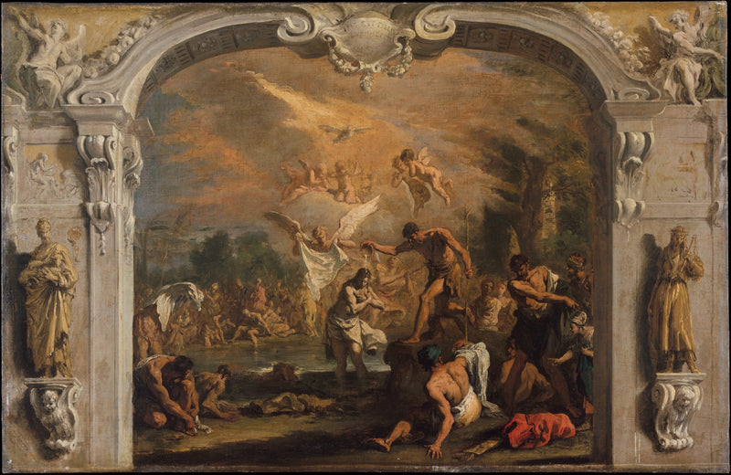 The Baptism of Christ - Sebastiano Ricci