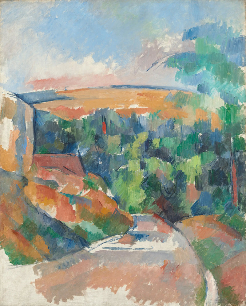 The Winding Road; Spring Morning in Saint-Antonin - Paul Cézanne