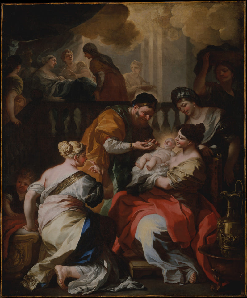 The Birth of the Virgin - Francesco Solimena