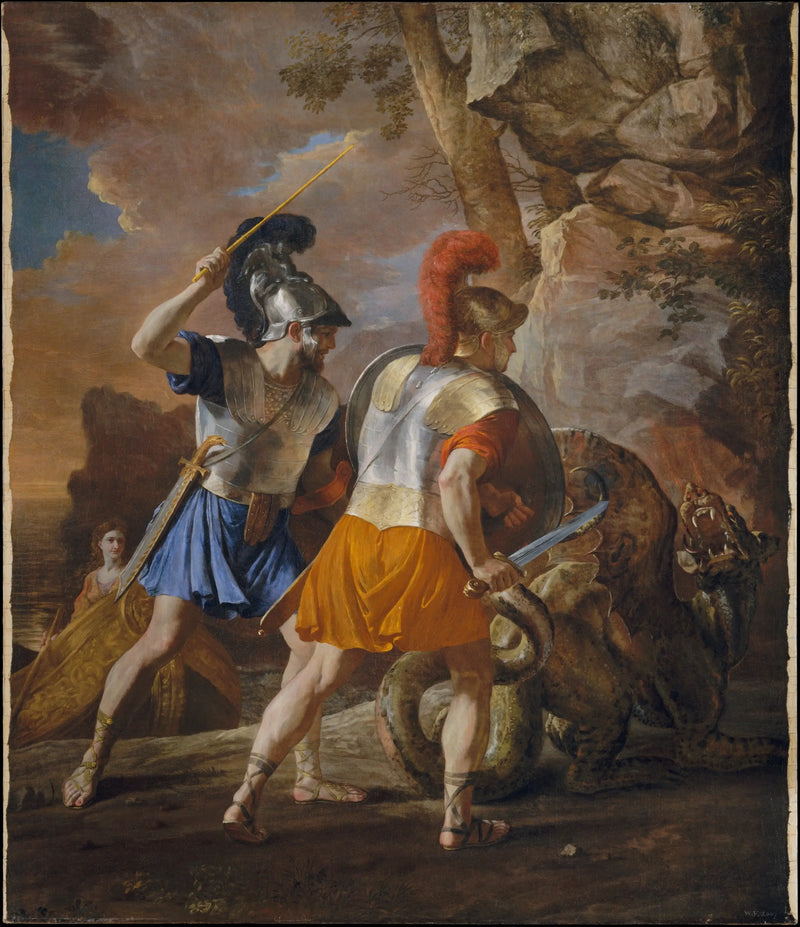 The Companions of Renaud - Nicolas Poussin