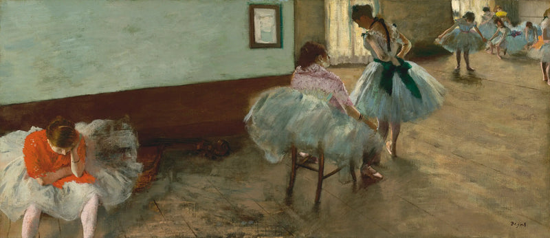 The Dance Lesson - Edgar Degas