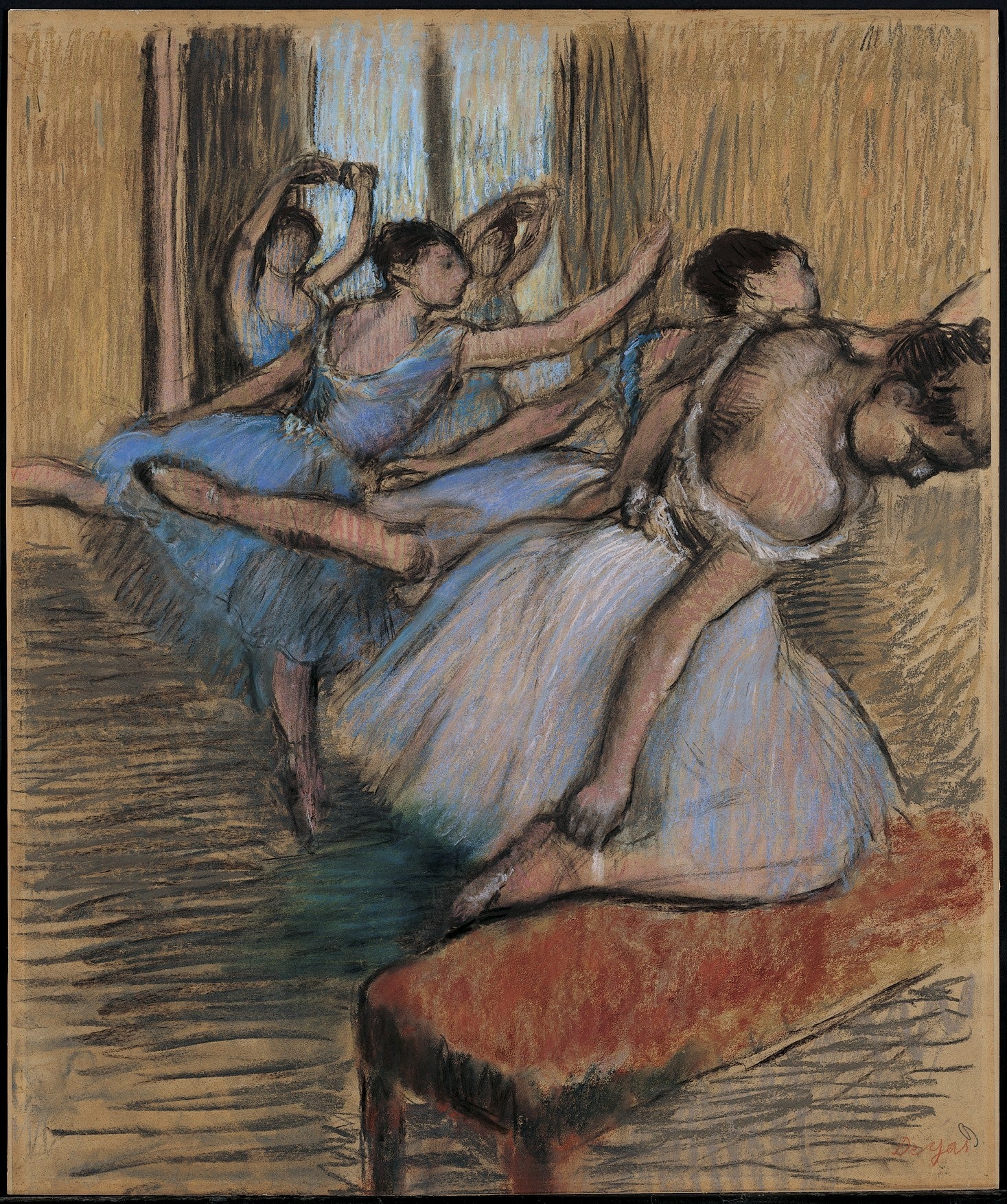 Reproduction du tableau « Les danseurs - Edgar Degas » par Alpha Reproduction en peinture à l’huile