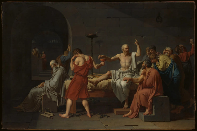 The Death of Socrates - Jacques-Louis David