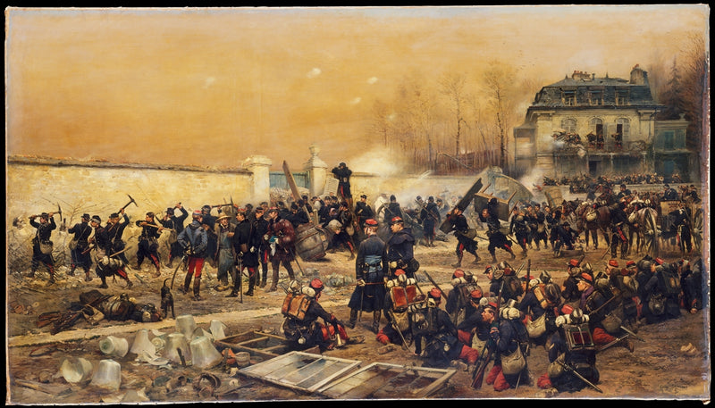 La Défense de Champigny - Édouard Detaille