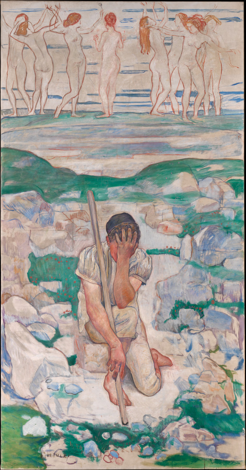 The Shepherd's Dream (Der Traum des Hirten) - Ferdinand Hodler