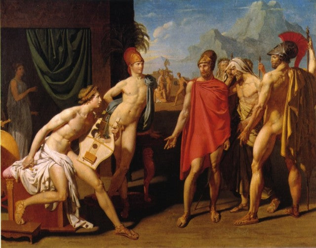 Achilles Receiving the Ambassadors of Agamemnon - Jean-Auguste-Dominique Ingres