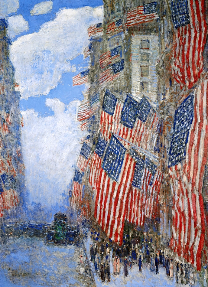 Le Quatre Juillet - Childe Hassam