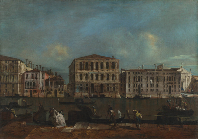 Venice: The Grand Canal with the Palazzo Pesaro - Francesco Guardi