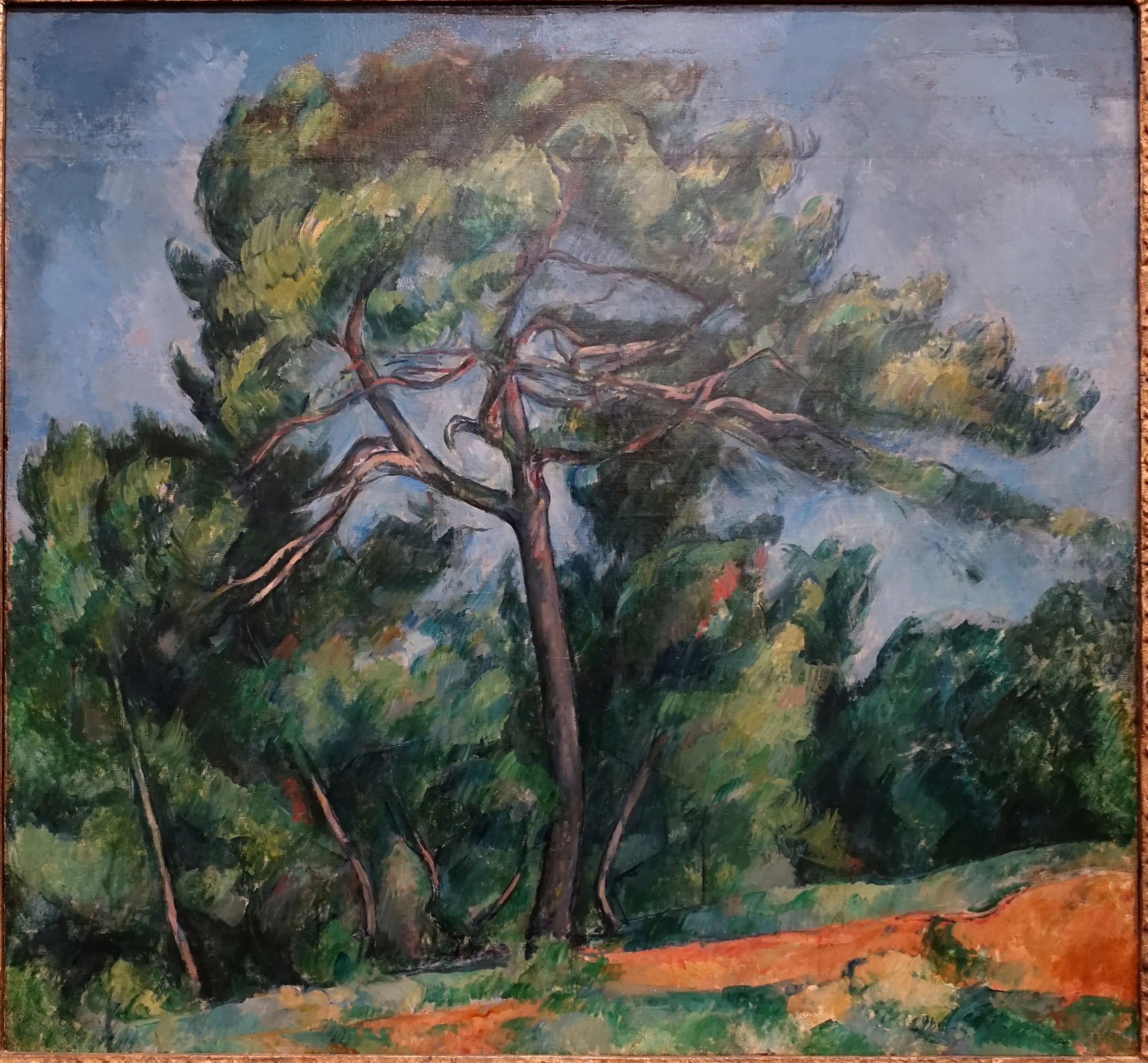 Reproduction du tableau « Le Grand Pin - Paul Cézanne » par Alpha Reproduction en peinture à l’huile