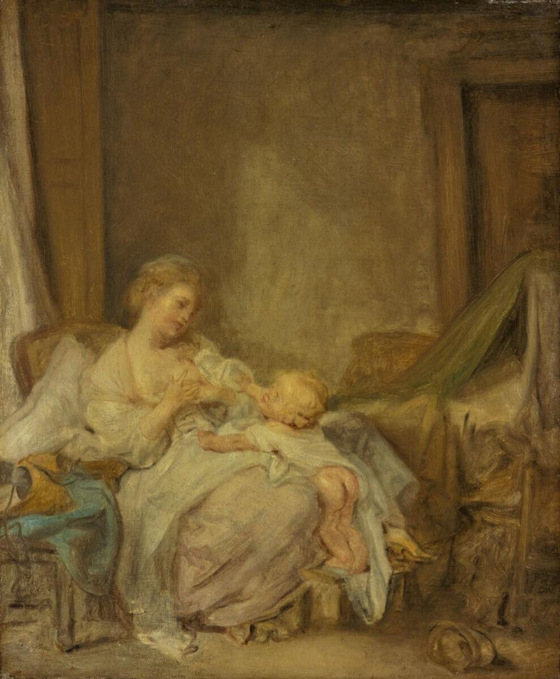 The Happy Mother - Jean-Baptiste Greuze