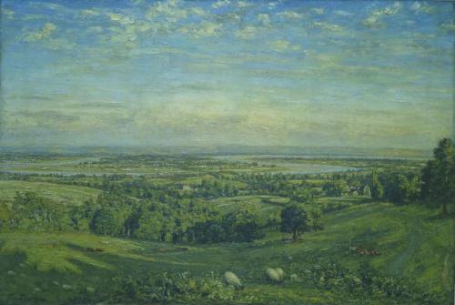 Le méandre en fer à cheval de la Severn - Philip Wilson Steer