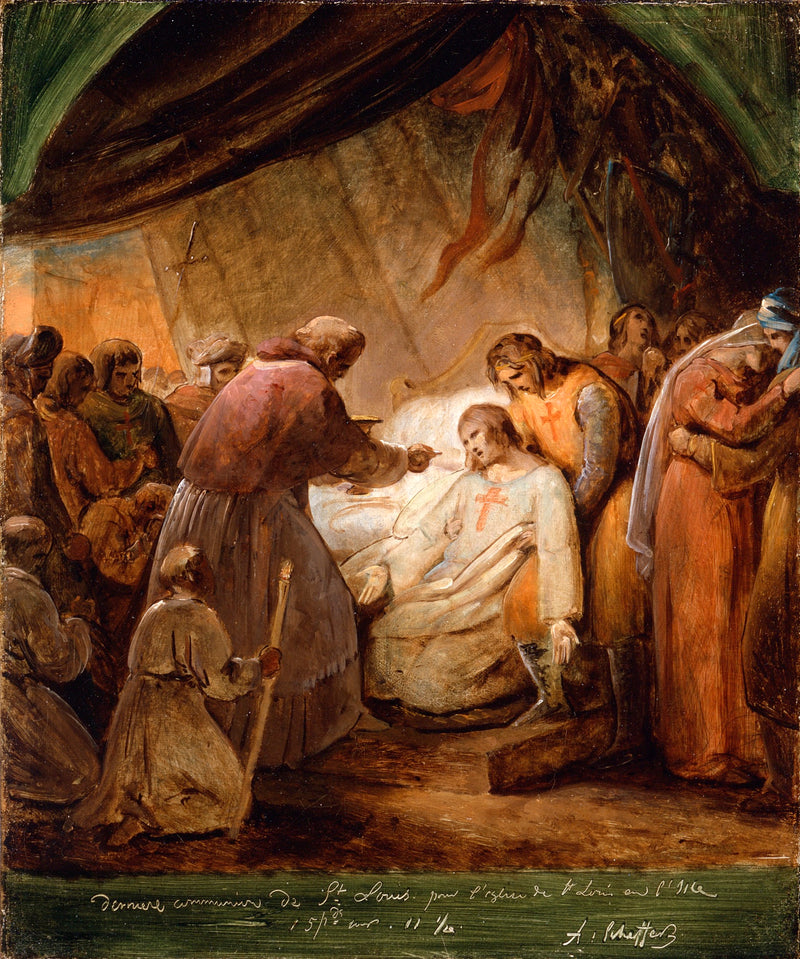 The Last Communion of Saint Louis - Ary Scheffer