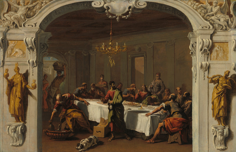 The Last Supper - Sebastiano Ricci