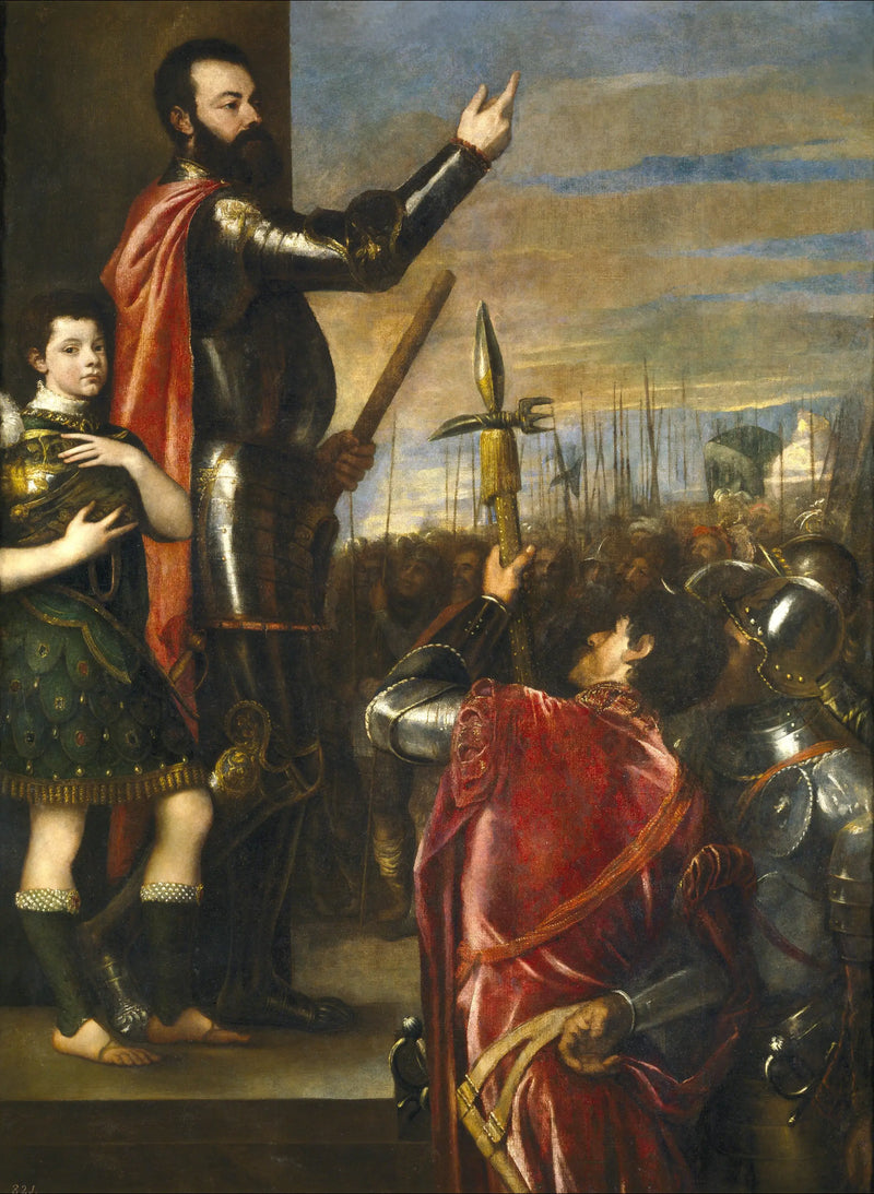 Alphonse d'Avalos Speech - Titian
