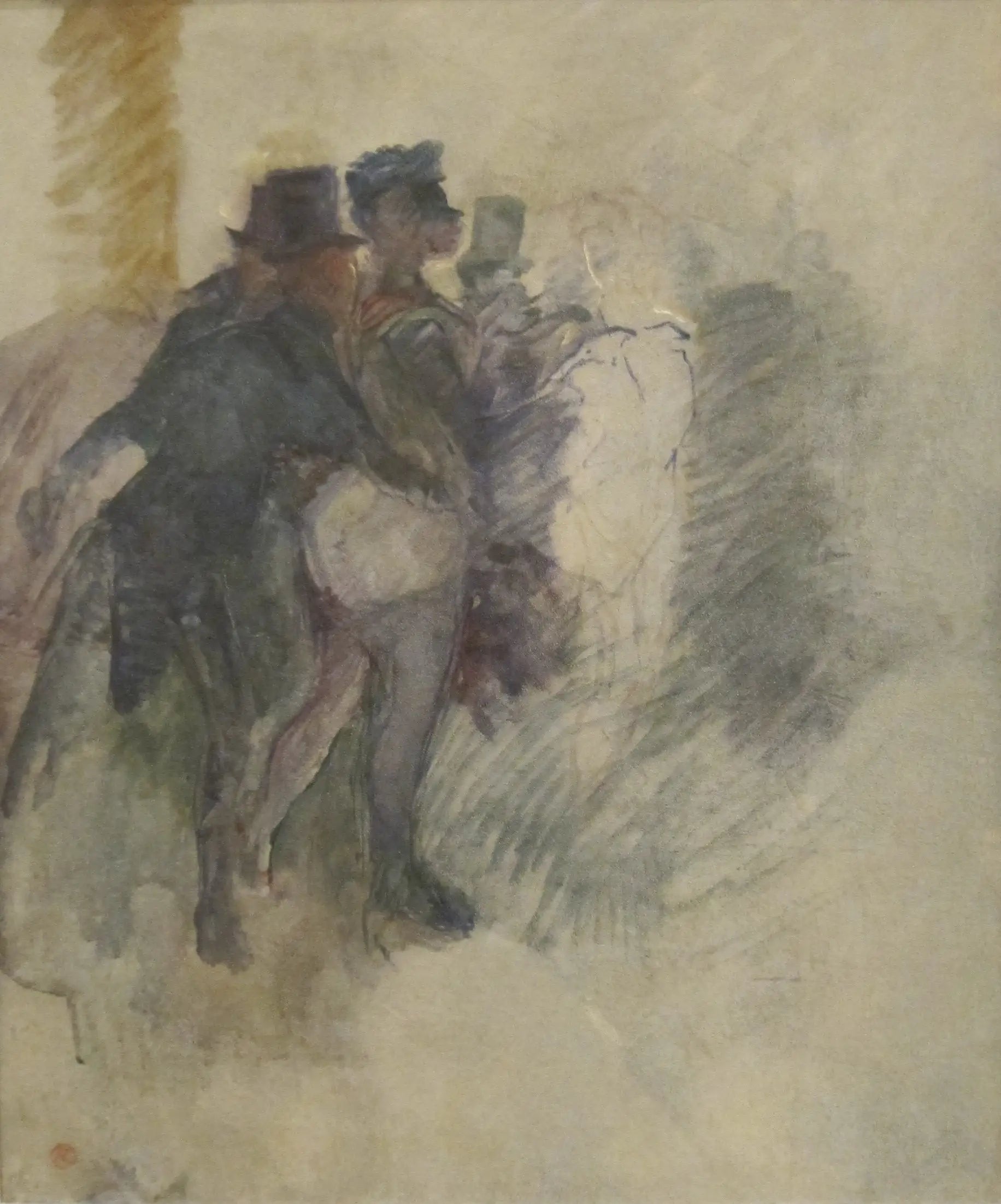 Reproduction du tableau « Le Bal Masqué à l'Elysée Montmartre - Henri de Toulouse-Lautrec » par Alpha Reproduction en peinture à l’huile
